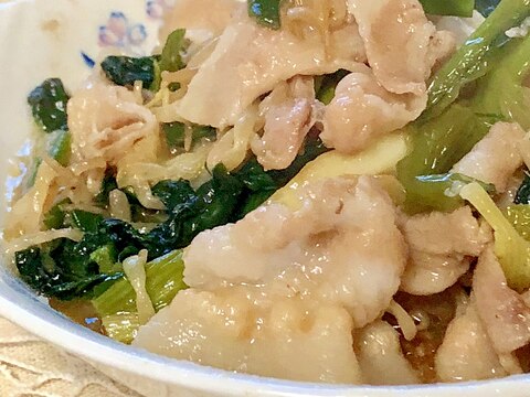 冷蔵庫のあまり野菜で♫簡単♫豚バラ炒め